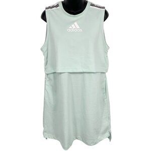 Adidas Womens GG Dress Size Medium M Dash Green Game Go Athletic Shift NWT New